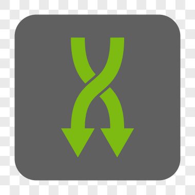 Yuvarlatılmış Kare düğme aşağı okları shuffle