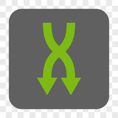 Yuvarlatılmış Kare düğme aşağı okları shuffle