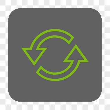 Eşitleme okları yuvarlak kare düğme