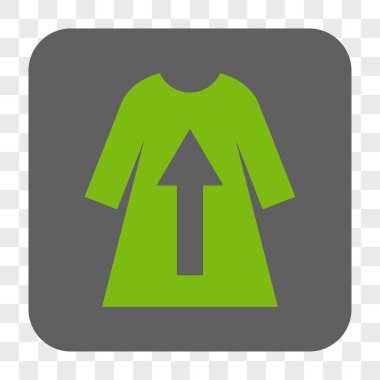 Kadın elbise kalkış yuvarlak kare düğme