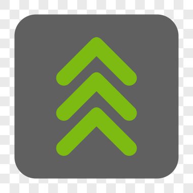 Yuvarlatılmış Kare düğmesini yukarı çift ok ucu