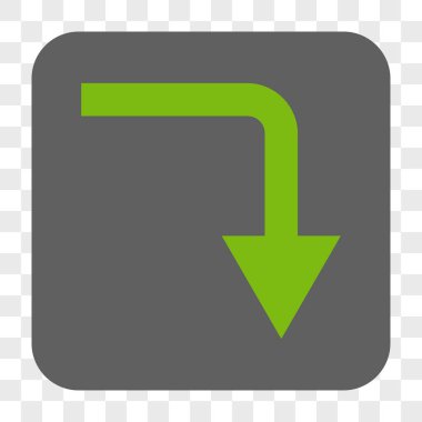 Yuvarlatılmış Kare düğmesini basılı açmak