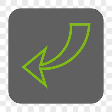 Yuvarlatılmış Kare düğme geri al