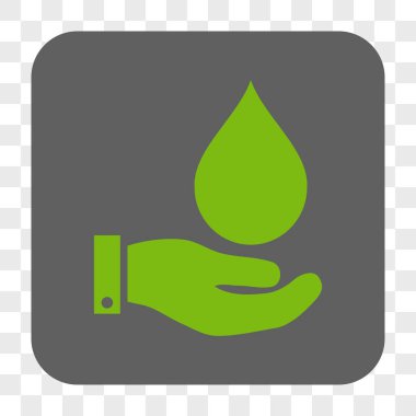 Su Servisi yuvarlak kare düğme