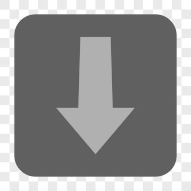 Yuvarlatılmış Kare düğme aşağı ok