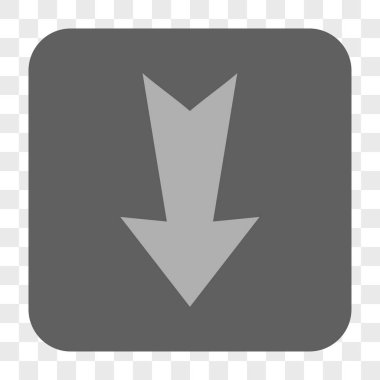 Yuvarlatılmış Kare düğme aşağı ok