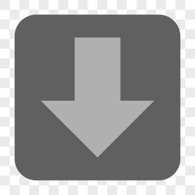 Yuvarlatılmış Kare düğme aşağı ok