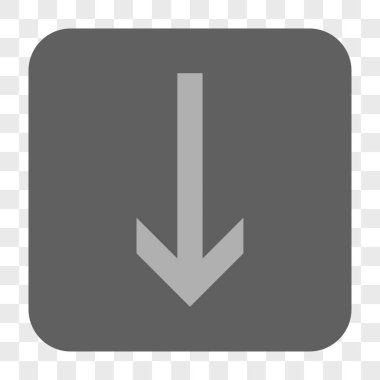 Yuvarlatılmış Kare düğme aşağı ok