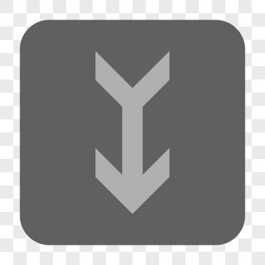 Yuvarlatılmış Kare düğme aşağı ok