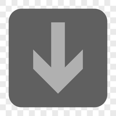 Yuvarlatılmış Kare düğme aşağı ok