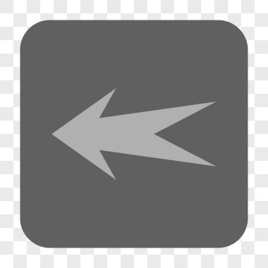 Ok sol yuvarlak kare düğme