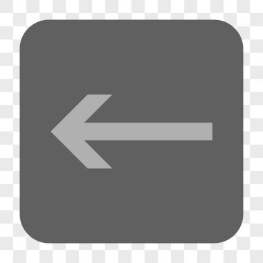 Ok sol yuvarlak kare düğme