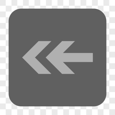 Ok sol yuvarlak kare düğme