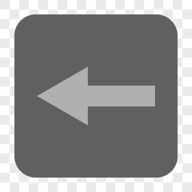 Ok sol yuvarlak kare düğme