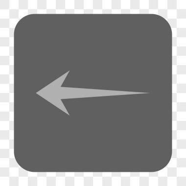 Ok sol yuvarlak kare düğme