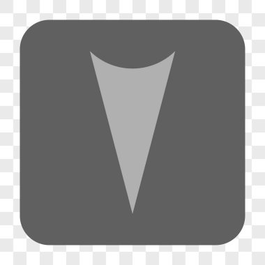 Ok ucu yuvarlatılmış kare düğmesini basılı