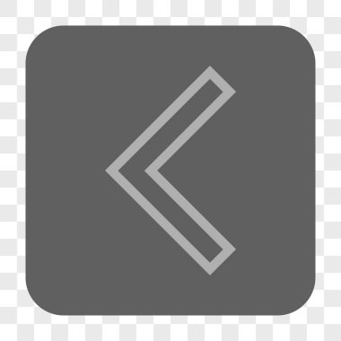 Ok ucu sol yuvarlak kare düğme