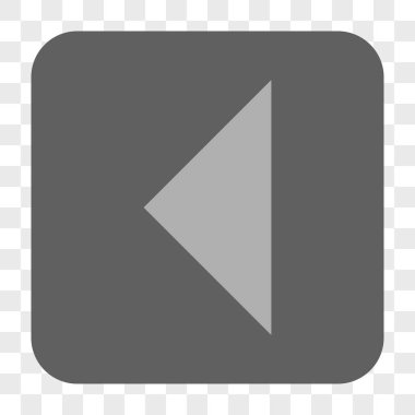 Ok ucu sol yuvarlak kare düğme