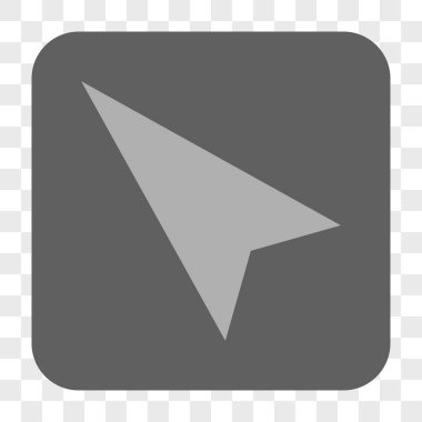 Kare düğme ok ucu sol yukarı yuvarlanır