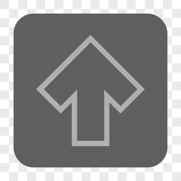 Arrow Up Rounded Square Button — Vector de stoc