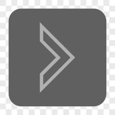 Ok ucu sağ yuvarlak kare düğme