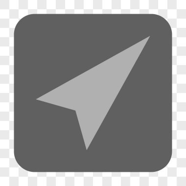 Kare düğme ok ucu sağ-yukarı yuvarlanır