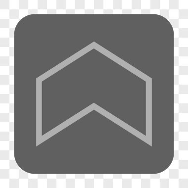 Yuvarlatılmış Kare düğmesini yukarı ok ucu