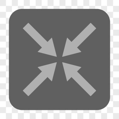 Merkezi okları yuvarlak kare düğme