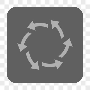 Santrifüj okları yuvarlak kare düğme