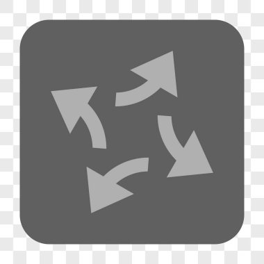 Santrifüj okları yuvarlak kare düğme