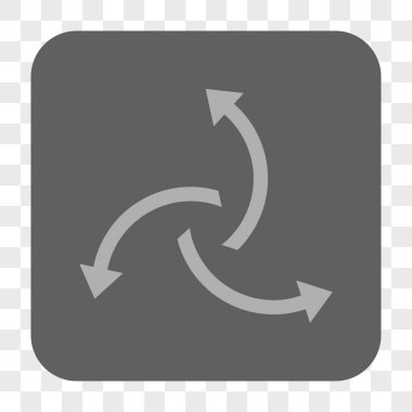 Santrifüj okları yuvarlak kare düğme