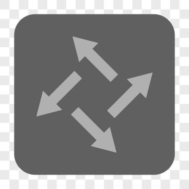 Santrifüj okları yuvarlak kare düğme