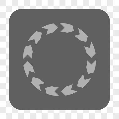 Dolaşım yuvarlak kare düğme