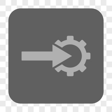 COG Tümleştirme yuvarlak kare düğme