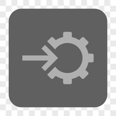 COG Tümleştirme yuvarlak kare düğme