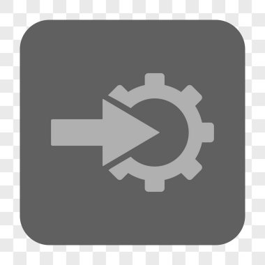 COG Tümleştirme yuvarlak kare düğme