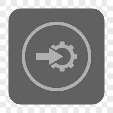 COG Tümleştirme yuvarlak kare düğme