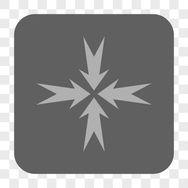 Sıkıştırma OK yuvarlak kare düğme