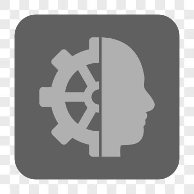 Cyborg dişli yuvarlak kare düğme