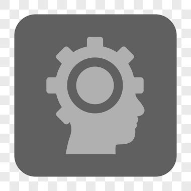 Cyborg dişli yuvarlak kare düğme