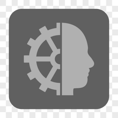 Cyborg dişli yuvarlak kare düğme