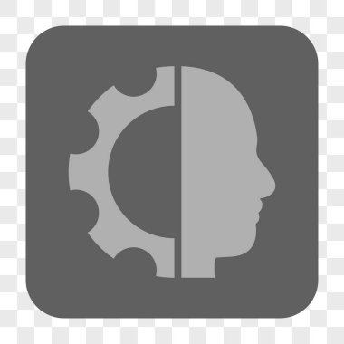 Cyborg dişli yuvarlak kare düğme