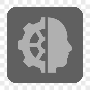 Cyborg dişli yuvarlak kare düğme