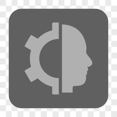 Cyborg dişli yuvarlak kare düğme