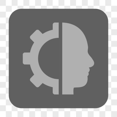 Cyborg dişli yuvarlak kare düğme