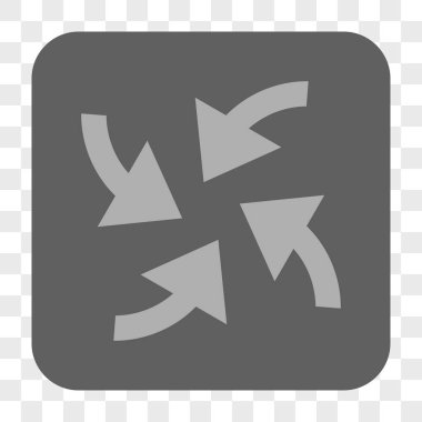 Siklon okları yuvarlak kare düğme