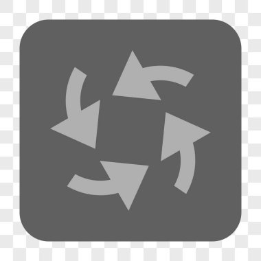 Siklon okları yuvarlak kare düğme