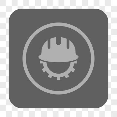 Geliştirme Hardhat yuvarlak kare düğme