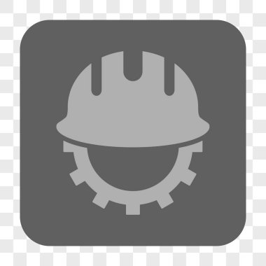 Geliştirme Hardhat yuvarlak kare düğme