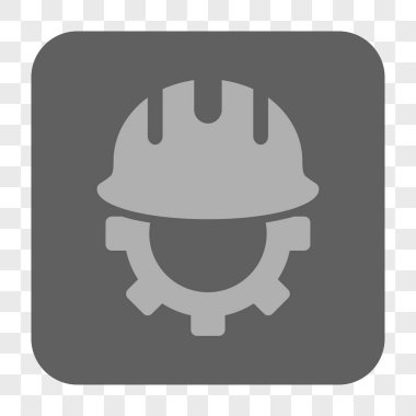 Geliştirme Hardhat yuvarlak kare düğme